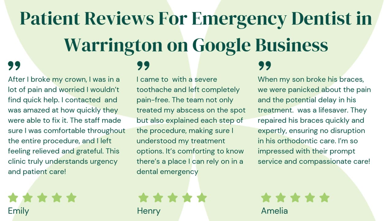 Need an Emergency Dentist Warrington? We’re Here to Help