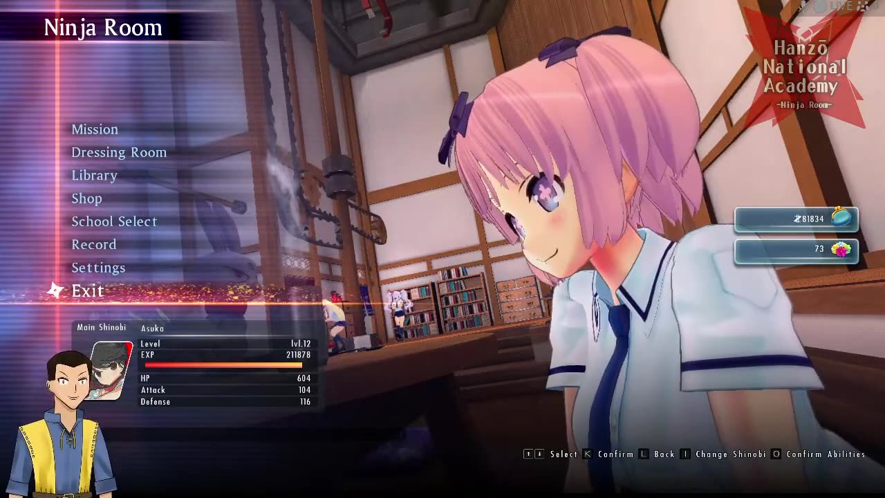 Senran Kagura BR (PC stream) day 12 Hanzo Ending