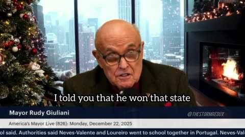 Rudy Giuliani reacts to the recent news that there were 315,000 votes illegally counted