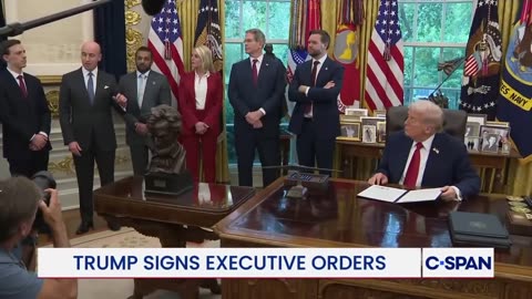 President Trump Signs Executive Order on Organized Political Violence