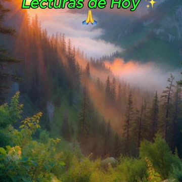 🙏✨ Oración Inspirada en las Lecturas de Hoy ✨🙏