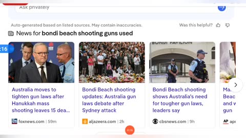AUSTRALIA BONDI BEACH SHOOTING HOAX - GUN AND PEOPLE CONTROL - JOOPT DIGITAL ID SURVEILLENCE - fdtol
