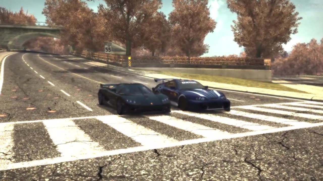 Hypercar in NFS Most Wanted(2005) - Koenigsegg CCX Defeating #15-#11 Rivals in NFS Most Wanted