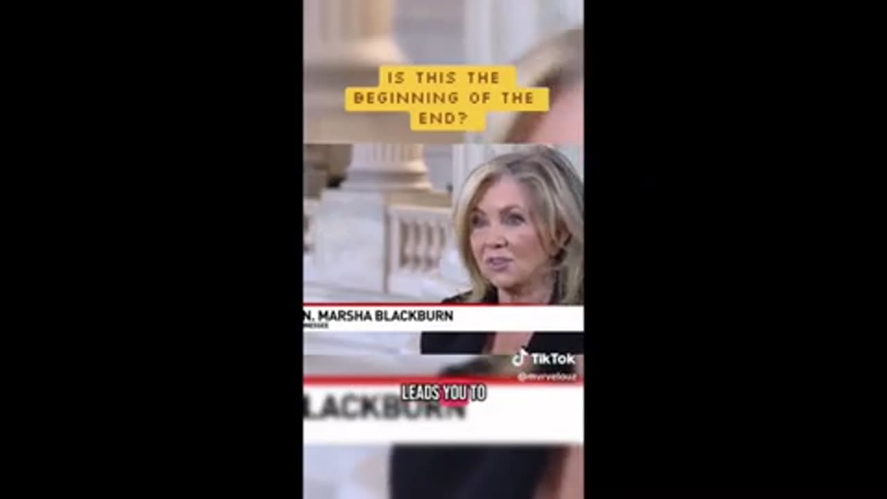 Marsha Blackburn on Epstein ..