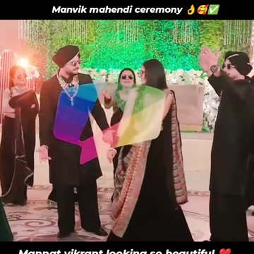 Manvik mehendi ceremony......💕