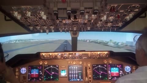 747 Sim Training 1