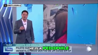 Brazilian pilot arrested in cockpit for Child Trafficking Operation