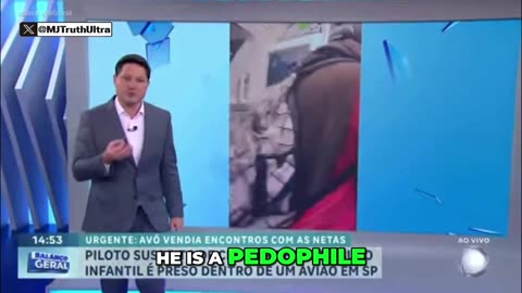 Brazilian pilot arrested in cockpit for Child Trafficking Operation