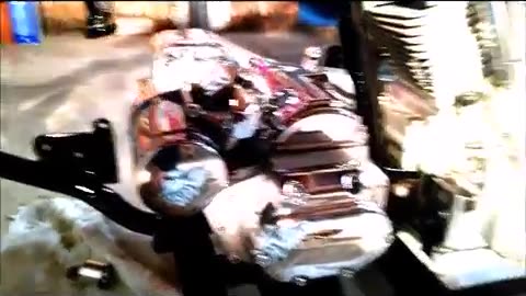 MORE PROGRESS ON CUSTOM HARLEY CHOPPER PROJECT