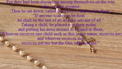 A reading from the Gospel according to Mark, 9:30-37