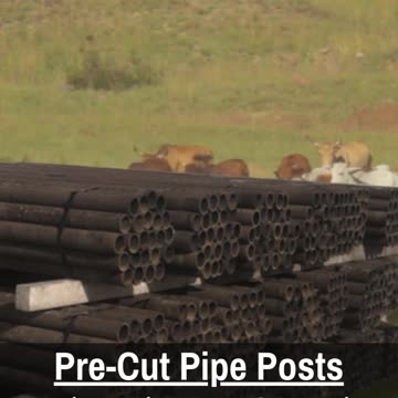 Pipe Fence Posts