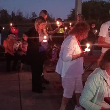 Charliue Kirk Candle light vigil Part 4 of 4