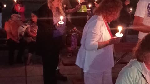 Charliue Kirk Candle light vigil Part 4 of 4