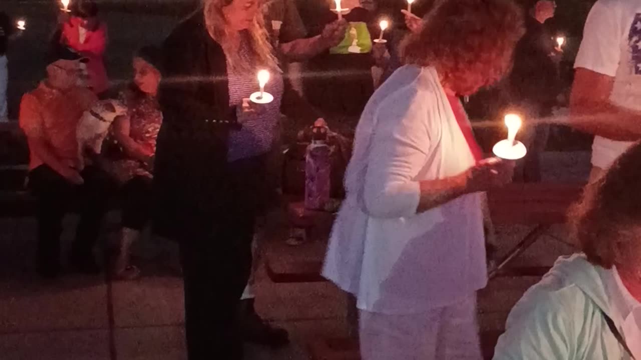 Charliue Kirk Candle light vigil Part 4 of 4