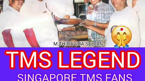 ONE SUN ONE TMS LEGEND M.THIRAVIDA SELVAN SINGAPORE 2025
