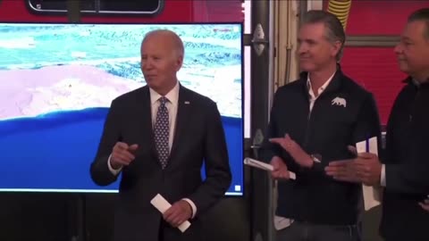 Joe Biden Cuts Off California Fire Briefing to Talk About Himself