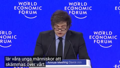 # 1330 - WEF - Javier Milei´s tal inför WEF. SVENSKTEXTAT.