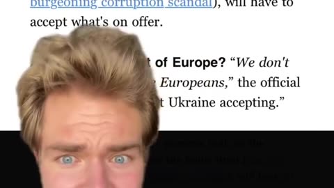 Ukraine’s proposed SURRENDER!