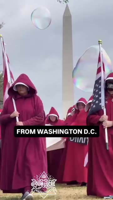 The Handmaid Army has arrived to Minnesota to protest ICE and demand the