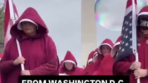 The Handmaid Army has arrived to Minnesota to protest ICE and demand the