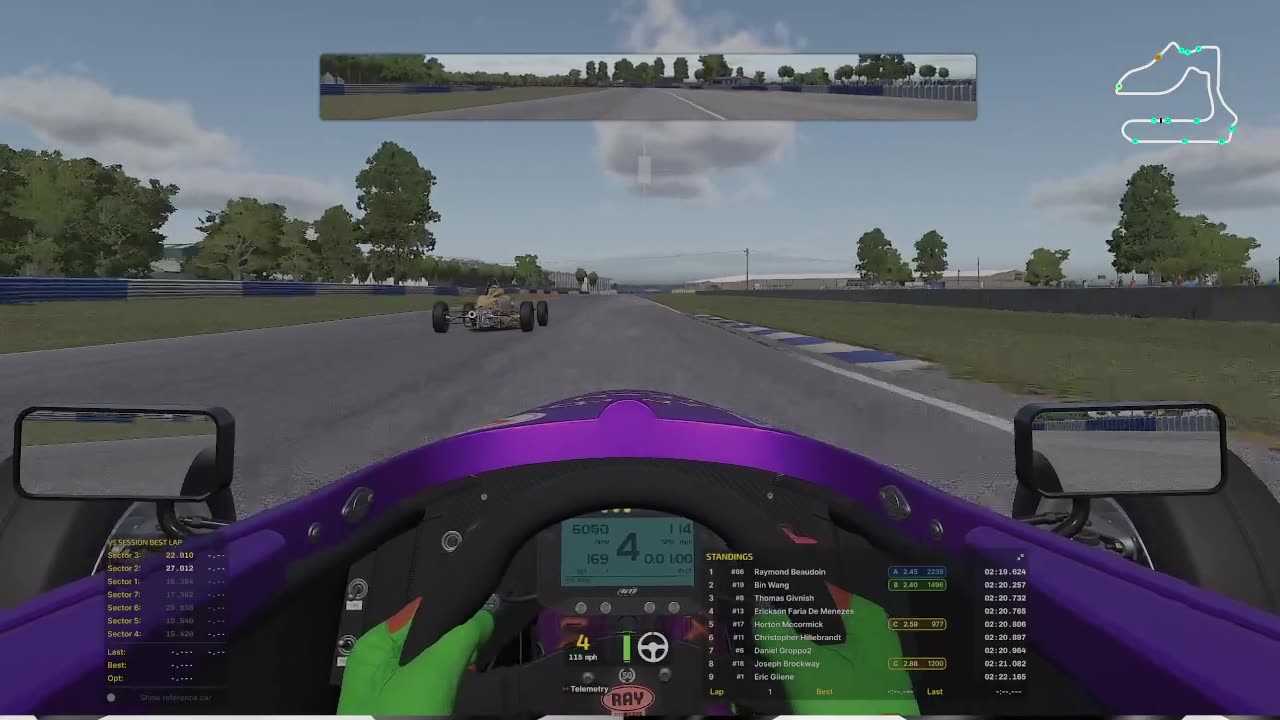 VOD Twitch #102 (1de2) Une en F4 et beaucoup de FF1600 !