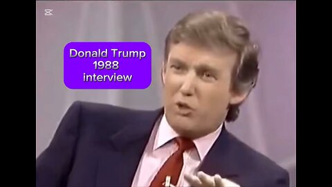 Donald Trump 1988 interviews