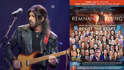 ReAwaken Reunion! Join Robin Bullock, Gen Flynn, Julie Green, HIS Glory, Flyover Conservatives, Eric Trump, Mel K, Amanda Grace & Team America June 19-20 2026 In Tulsa, OK Request Tix At: TimeToFreeAmerica.com