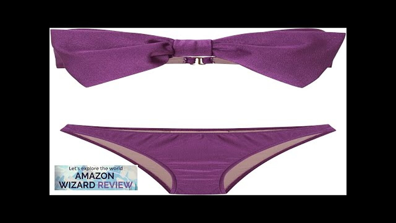 ADRIANA DEGREAS Store ADRIANA DEGREAS Bain Couture Strapless Bikini With BowThis strapless Review