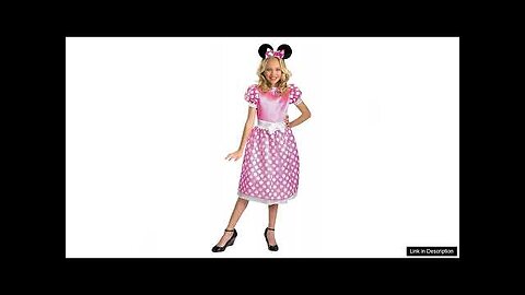 Minnie Mouse Pink Girls Small Costume Review