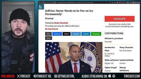 Democrats Calls For Assassination Of DHS Secretary Kristi Noem | Tim Pool