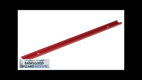 Red Aluminum Alloy 300-800mm T-track T-slot Miter Track Jig T Screw Fixture Review