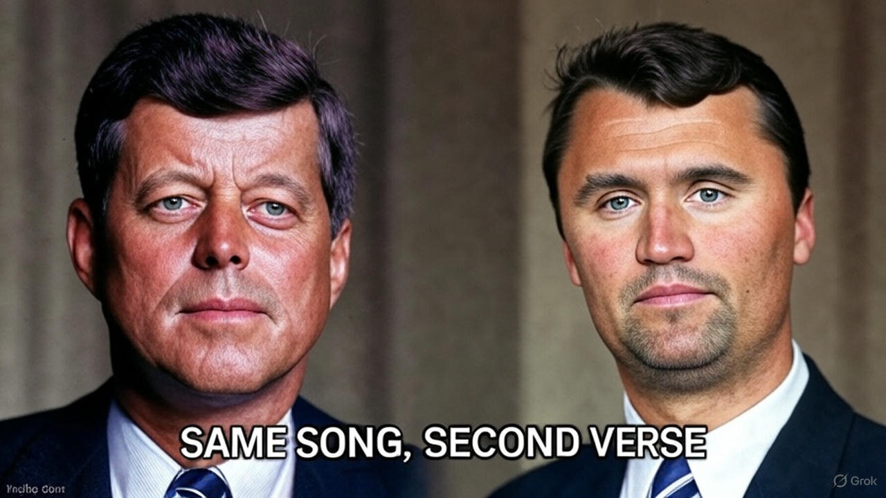 CHARLIE KIRK & JFK-SAME PLAYBOOK, SAME RESULT!