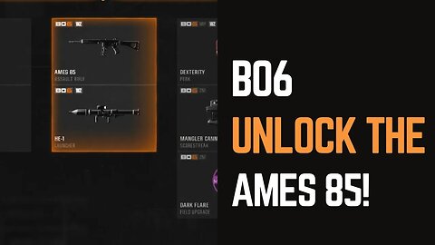 Black Ops 6 How to Unlock Ames 85 - Quick Breakdown