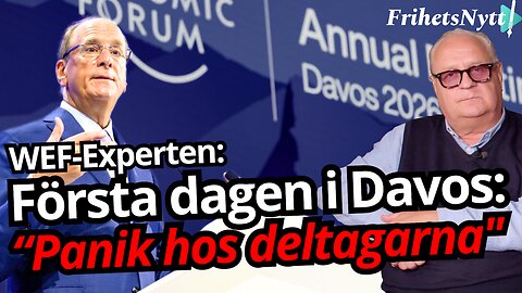 Rapport WEF dag 1: "Även Davos skakas av Trump och Grönland" - Hans Erixon