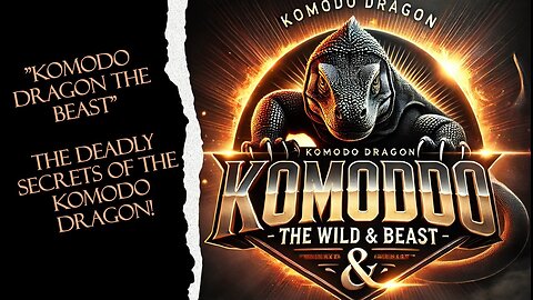 "Komodo Dragon the Beast: The Deadly Secrets of the Komodo Dragon!" 😱🦎