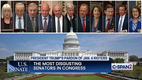 11 disgusting Senators and 4 sleazy Capitol Cops - January 30, 2025