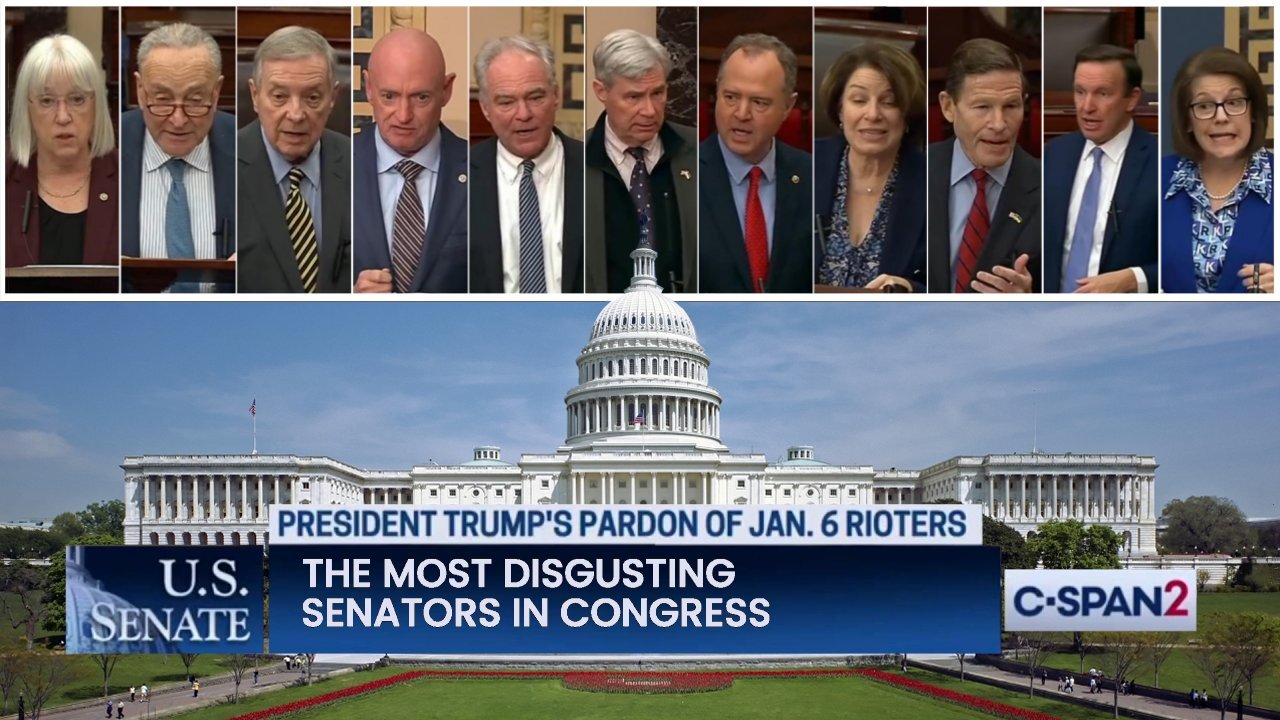 11 disgusting Senators and 4 sleazy Capitol Cops - January 30, 2025
