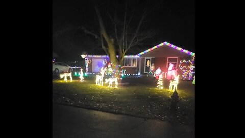 Merry Christmas from Resistance Chicks, On a Rainy Night Walk!
