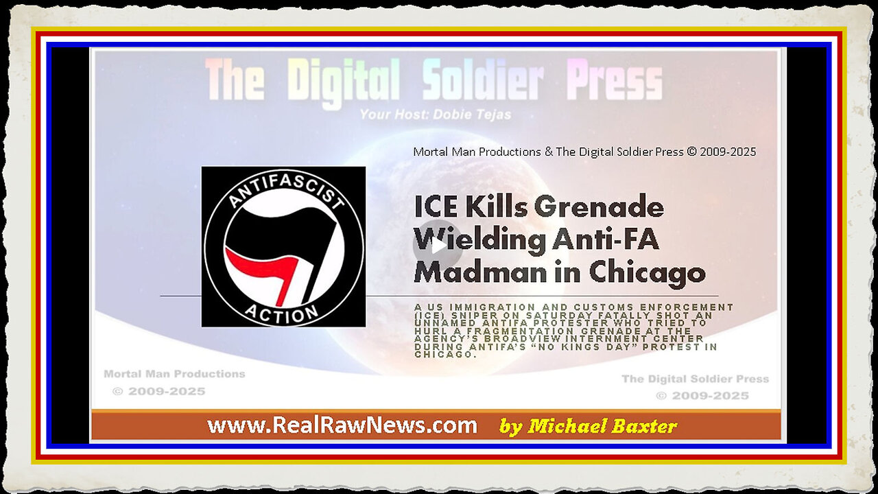 ICE Kills Grenade Wielding Anti-FA Madman in Chicago
