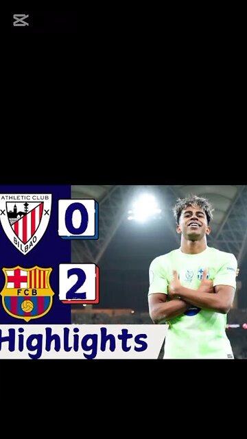 Lamine Yamal Goal - Barcelona vs Athletic