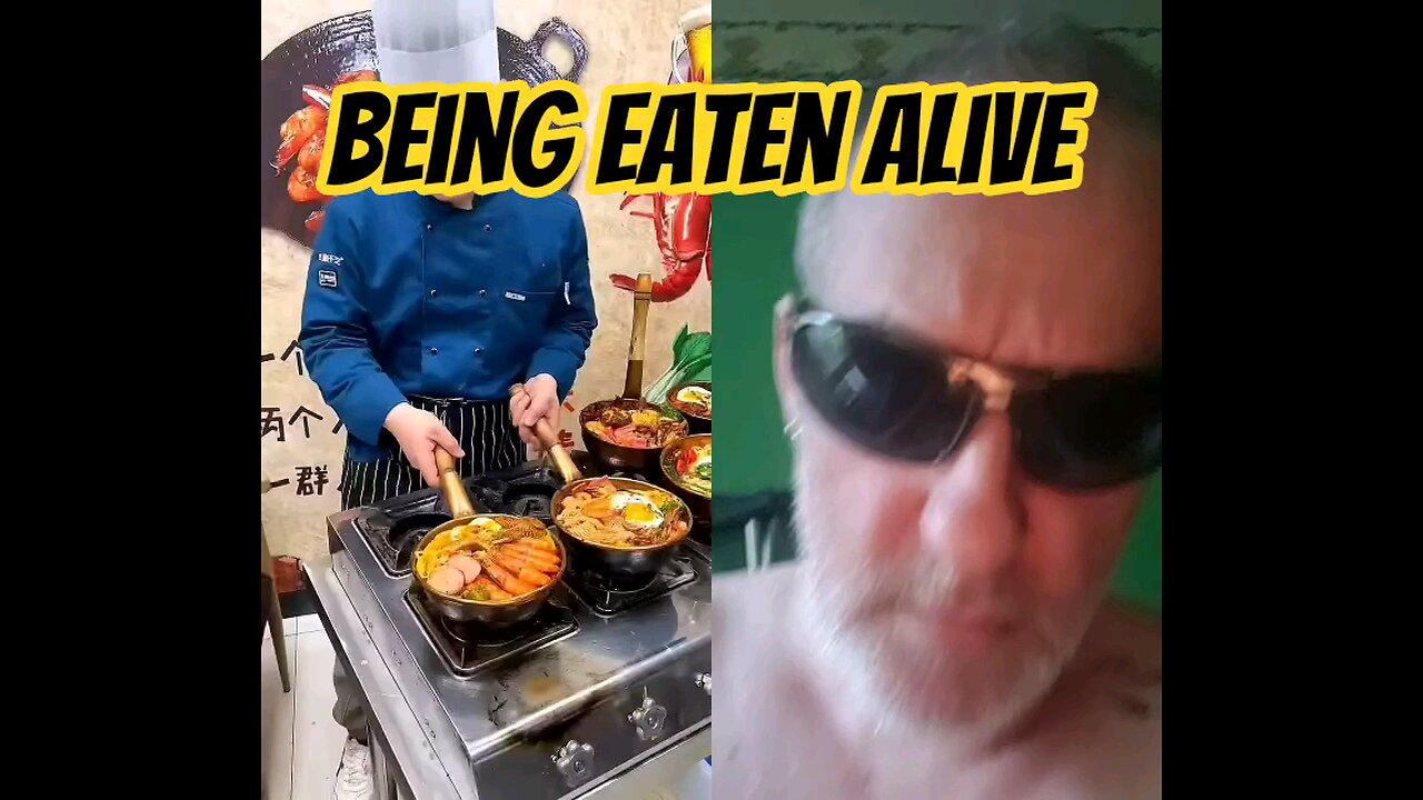 Chinese Food Served Being Cooked Alive