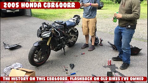 Pt5 Honda CBR 600RR History of this bike, flashback to the 70's older bikes that I've owned