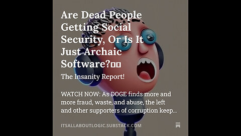 Are Dead People Getting Social Security, Or Is It Just Archaic Software?🤷‍♂️