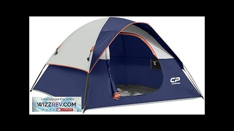 CAMPROS CP 3 Person Tent Dome Tents for Camping Waterproof Windproof Review