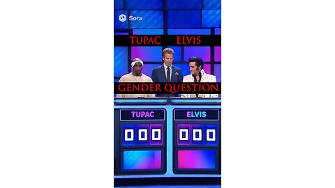 Tupac and Elvis gender question (Sora 2)