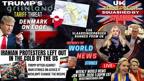Trump's Greenland Tariff Threat | Iranians Left Out In Cold By US | UK Starmer Squashes Free Speech