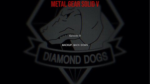 Metal Gear Solid V Back up Back Down