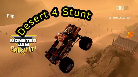 Monster Jam Crush It! | Desert 4 stunt