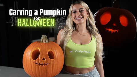 Carving a Pumpkin For Halloween