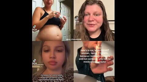 Pregnant women film themselves popping Tylenol to protest the Trump admin
